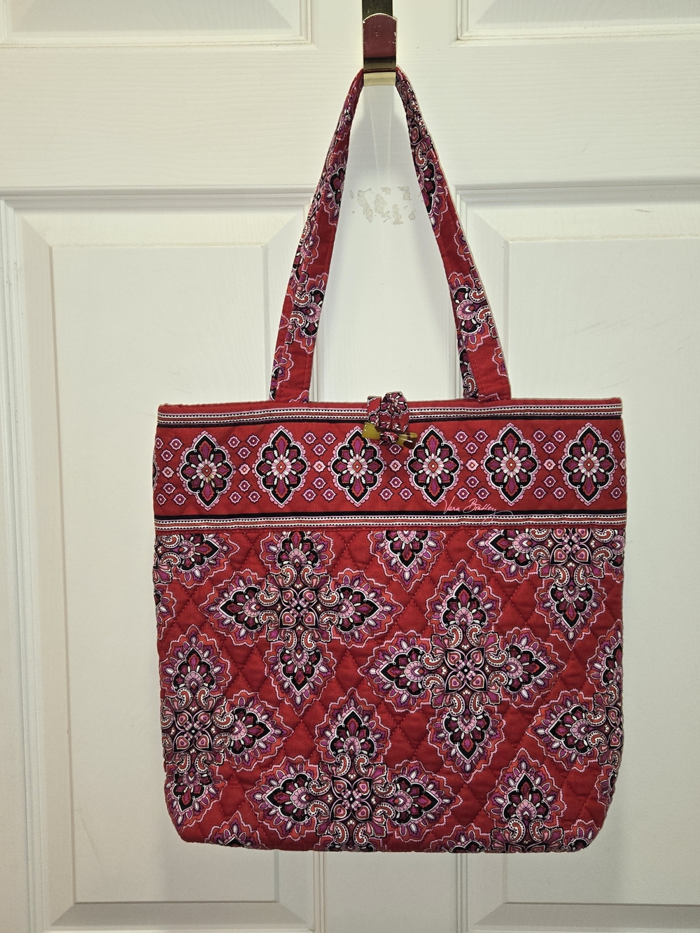 Vera Bradley Vintage tote bag, Frankly Scarlet NWOT